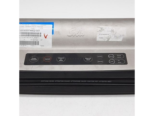 Vacuümmachine, solis, 575 - afbeelding 6 van  8