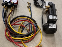 Vacuümpomp met manometer set cps, vp4de - afbeelding 1 van  5