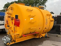 Vacuümtank, incl. flexibele zuigslang