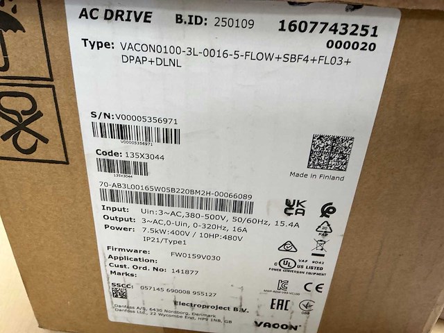 Vagon danfoss 100 frequentieregelaar - afbeelding 2 van  6