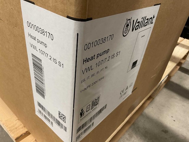 Vaillant - arotherm pure - vwl 107/7.2 is s1 - hydraulische module - afbeelding 2 van  2