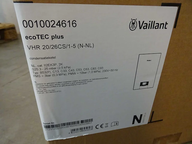 Vaillant - ecotec plus vhr 20/26cs/1-5 - combi cv-ketel - afbeelding 3 van  3