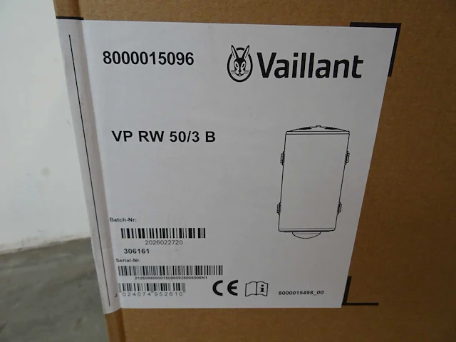 Vaillant - vp rw 50/3 b - buffervat - afbeelding 3 van  3