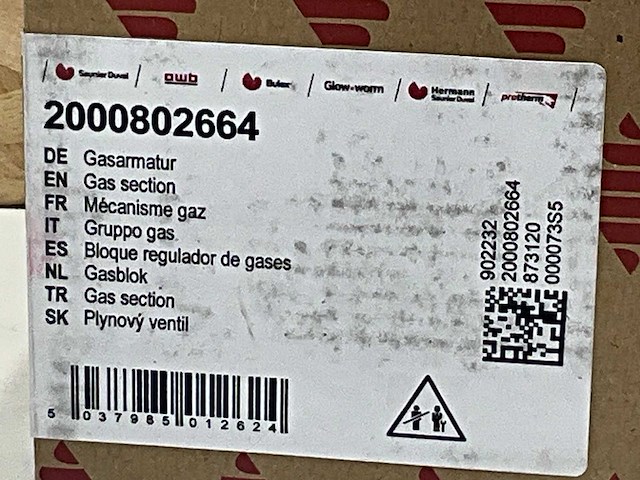 Vaillant awb 2000802664 gasblok 239119 - afbeelding 4 van  4