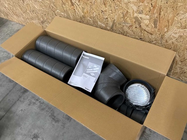 Vaillant dubbele aansluitset 90° 160mm - afbeelding 4 van  6