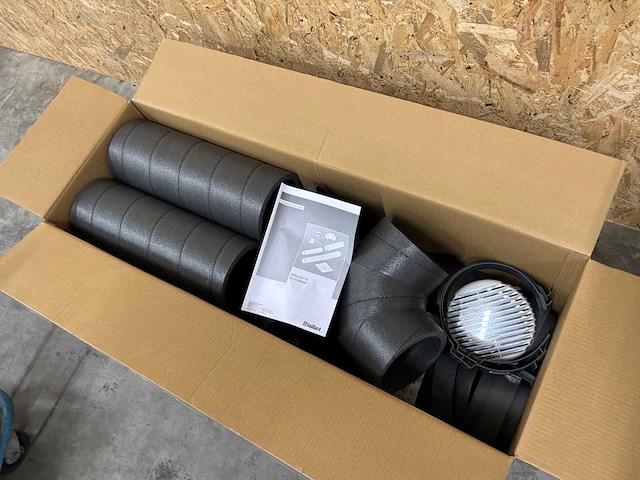 Vaillant dubbele aansluitset 90° 160mm - afbeelding 5 van  6