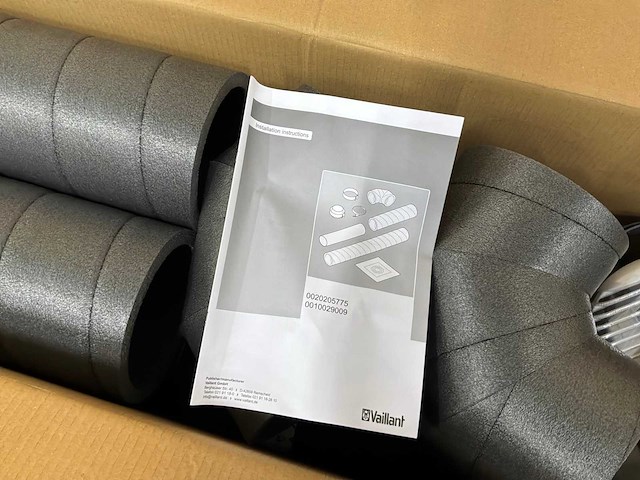 Vaillant dubbele aansluitset 90° 160mm - afbeelding 6 van  6