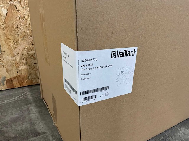 Vaillant dubbele aansluitset 90° 160mm - afbeelding 3 van  6