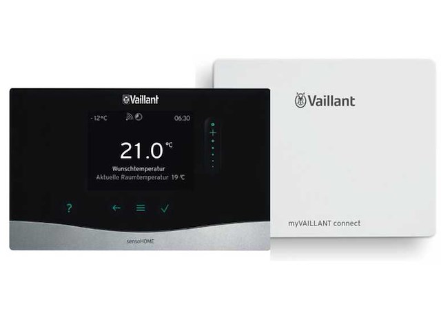 Vaillant sensohome + myvaillant connect digitale thermostaat met wi-fi gateway - afbeelding 1 van  2