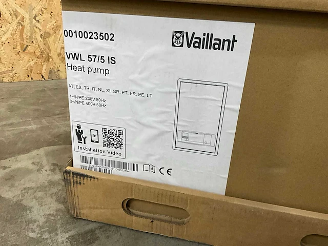 Vaillant vwl 57/5 is binnenunit hydraulische module 3-5 kw - afbeelding 3 van  4