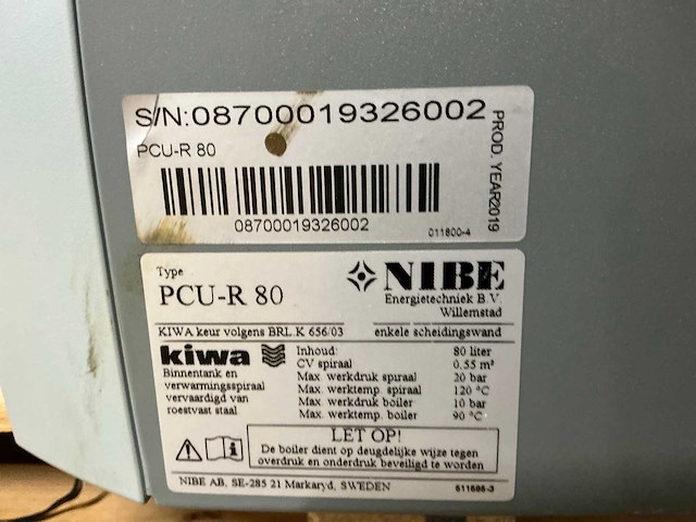 Vaillant vws 36/4.1 230v warmtepomp 2020 - afbeelding 3 van  14