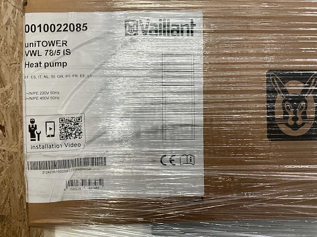 Vaillant warmtepomp l/w split unitower vwl 78/5 is mb3 - afbeelding 7 van  8