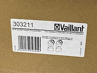 Vaillany set a 2st. concentrische bocht 45gr 80/125 hr - afbeelding 3 van  3
