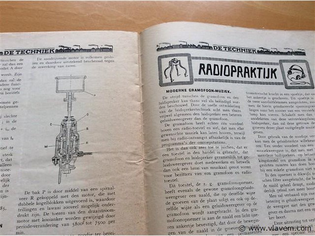 Vakblad " de techniek " 1929. - afbeelding 2 van  2