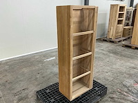 Vakkenkast eiken 156,6x56x35cm - afbeelding 2 van  4