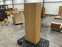 Vakkenkast eiken 156,6x56x35cm - afbeelding 3 van  4