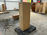 Vakkenkast eiken 156,6x56x35cm - afbeelding 4 van  4