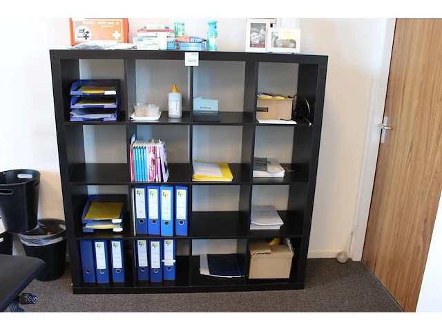 Vakkenkast ikea. afmeting 149 x 39 x 149 cm. - afbeelding 1 van  2