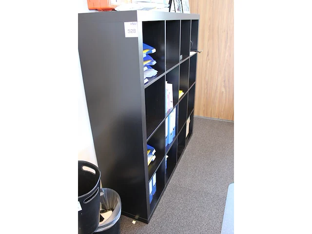 Vakkenkast ikea. afmeting 149 x 39 x 149 cm. - afbeelding 2 van  2