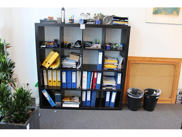 Vakkenkast ikea. afmeting 149 x 39 x 149 cm. - afbeelding 1 van  2