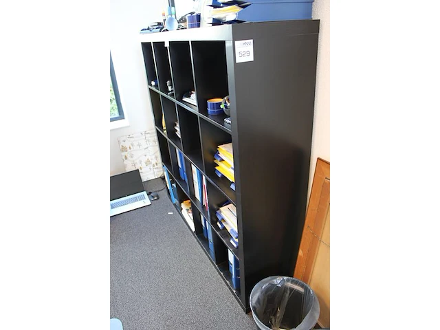 Vakkenkast ikea. afmeting 149 x 39 x 149 cm. - afbeelding 2 van  2