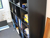Vakkenkast ikea. afmeting 149 x 39 x 149 cm. - afbeelding 2 van  2