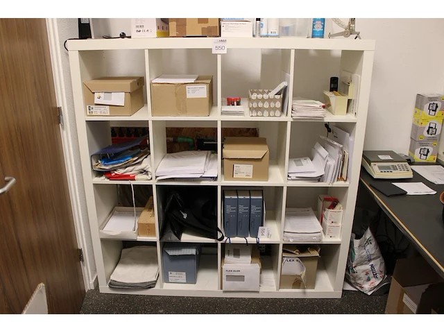 Vakkenkast ikea. afmeting 149 x 39 x 149 cm. - afbeelding 1 van  1