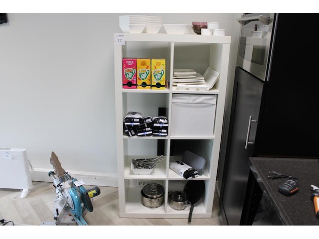 Vakkenkast ikea. afmeting 79 x 39 x 150 cm. - afbeelding 1 van  2