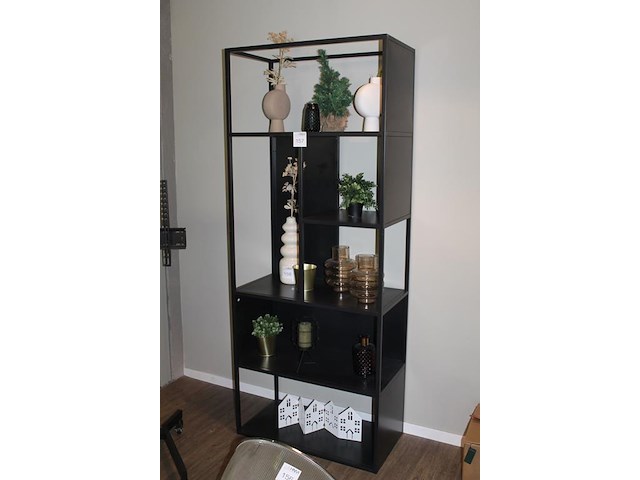 Vakkenkast met afmeting 86 x 44 x 212 cm. let op: exclusief inhoud. - afbeelding 2 van  3