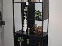 Vakkenkast met afmeting 86 x 44 x 212 cm. let op: exclusief inhoud. - afbeelding 2 van  3