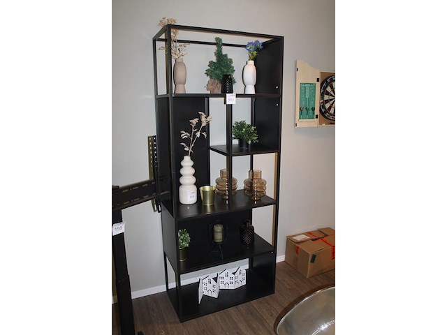 Vakkenkast met afmeting 86 x 44 x 212 cm. let op: exclusief inhoud. - afbeelding 3 van  3
