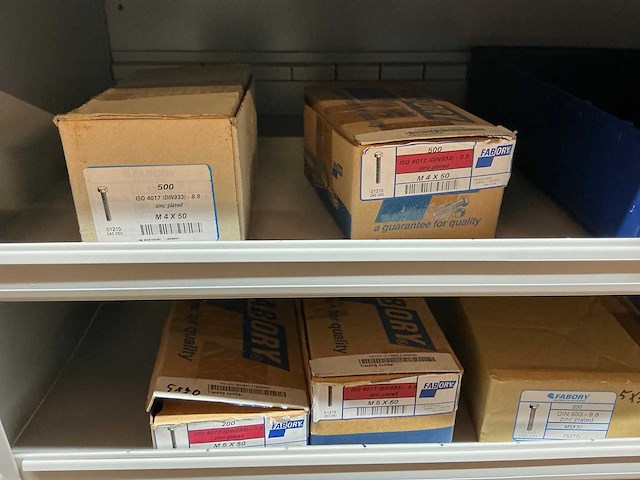 Vakkenkast met bouten, moeren & ringen (10x) - afbeelding 6 van  93