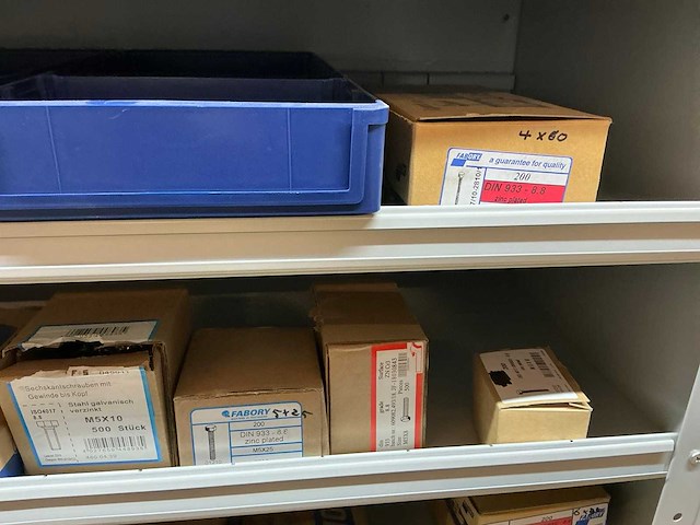 Vakkenkast met bouten, moeren & ringen (10x) - afbeelding 7 van  93