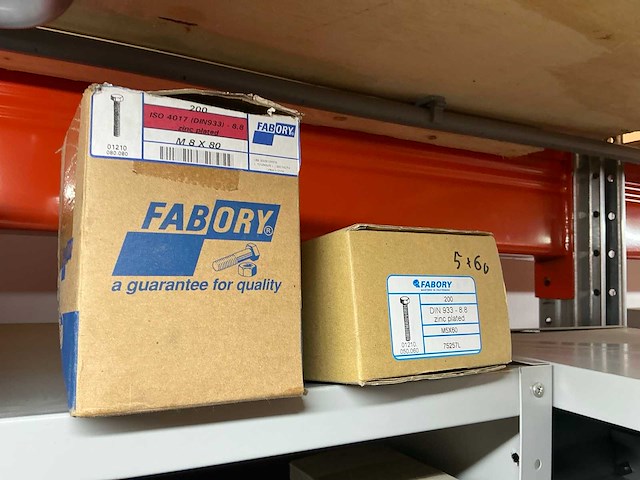 Vakkenkast met bouten, moeren & ringen (10x) - afbeelding 13 van  93