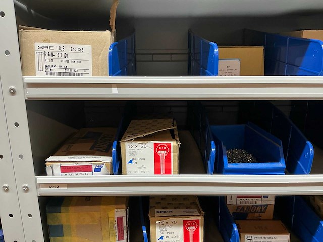 Vakkenkast met bouten, moeren & ringen (10x) - afbeelding 18 van  93