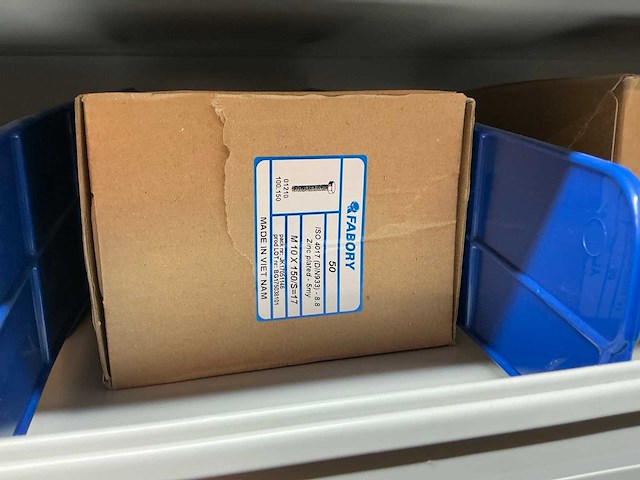 Vakkenkast met bouten, moeren & ringen (10x) - afbeelding 20 van  93