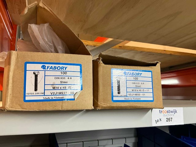 Vakkenkast met bouten, moeren & ringen (10x) - afbeelding 33 van  93