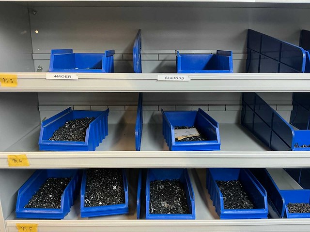 Vakkenkast met bouten, moeren & ringen (10x) - afbeelding 35 van  93