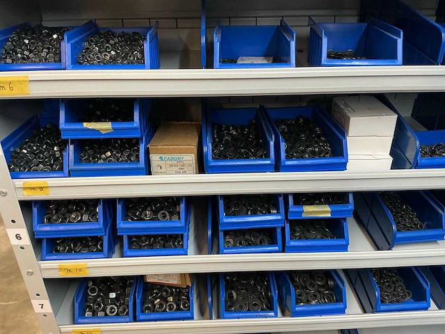 Vakkenkast met bouten, moeren & ringen (10x) - afbeelding 37 van  93