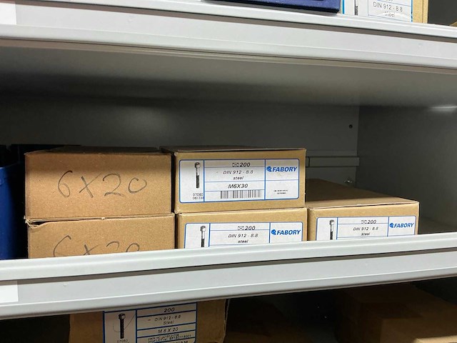 Vakkenkast met bouten, moeren & ringen (10x) - afbeelding 59 van  93
