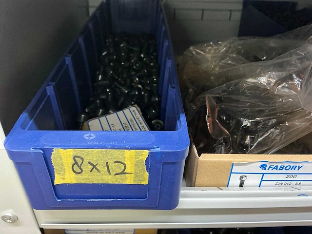 Vakkenkast met bouten, moeren & ringen (10x) - afbeelding 64 van  93