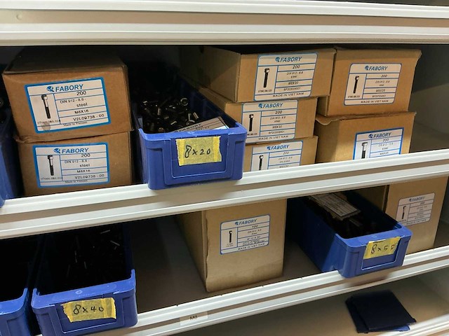 Vakkenkast met bouten, moeren & ringen (10x) - afbeelding 65 van  93