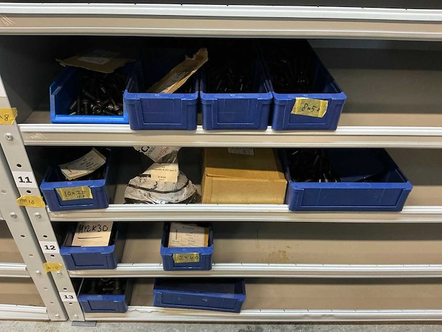 Vakkenkast met bouten, moeren & ringen (10x) - afbeelding 80 van  93