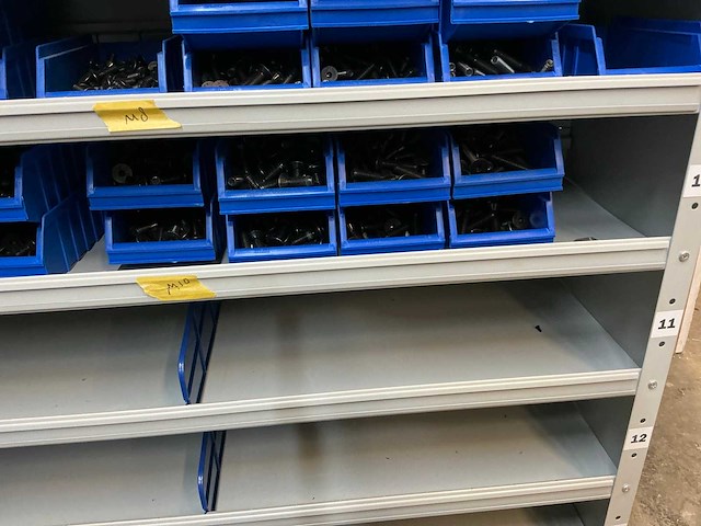 Vakkenkast met bouten, moeren & ringen (10x) - afbeelding 92 van  93