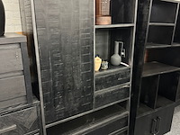 Vakkenkast santiago, zwart - afbeelding 1 van  1