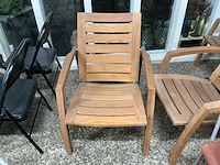 Val-eur tuinstoel (4x) - afbeelding 1 van  3