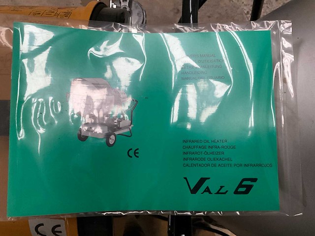 Val6 petroleum gestookte infrarood heater - afbeelding 7 van  8