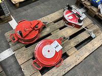 Valbeveiligingsblok en handlier (3x) - afbeelding 1 van  6