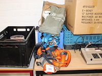 Valbeveiligingsproducten in en om kunststof krat. - afbeelding 1 van  2