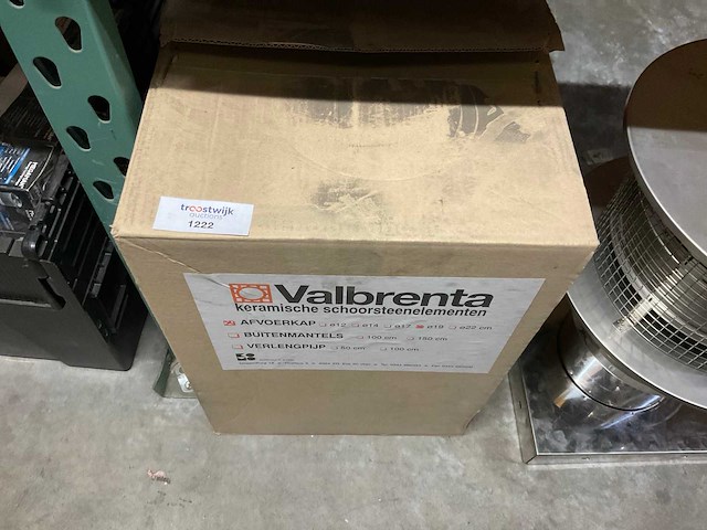 Valbrenta afvoerkap 19 cm rookgasafvoer - afbeelding 1 van  2